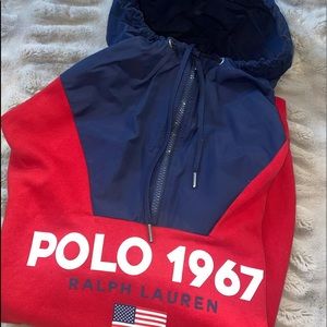 Polo Fleece Hoodie